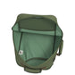 CabinZero Classic Tech Bag 28L in Georgian Khaki with open main compartment and mesh interior pocket, designed for efficient packing and organized travel essentials.