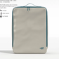 CabinZero ULTRALIGHT PACKING CUBE Large 12.5L in Oyster White—ultralight, water-resistant, eco-friendly travel organizer.