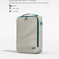 CabinZero ULTRALIGHT PACKING CUBE Medium 5.5L in Oyster White—ultralight, water-resistant, eco-friendly packing cube for efficient travel organization