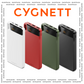 CYGNETT Boost 10,000mAh Power Bank in white, red, green, and black – slim portable charger with digital display, shown for idealelifestyle.com.sg
