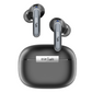 EarFun Air 2 wireless earbuds in black with charging case, displayed on a white background.