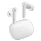 EarFun Air Life Wireless Earbuds in sleek white color with matching charging case on white background.