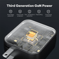 Close-up of Griffin 70W GaN third generation charger chip design, highlighting advanced multi-protection features like overvoltage, overcurrent, over temperature, fireproofing, and overcharge protection.
