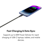 Griffin 60W USB-C fast charging cable with tangle-free braided silicone design