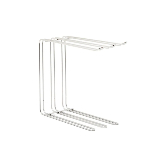 Hanauta stainless steel kitchen rack hanger for drying towels, glasses, and utensils, space-saving sink organiser for modern kitchens.