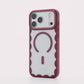 kate spade new york Scallop Cherry Glaze MagSafe Case for iPhone 18 Pro Max 18 Pro Crystal Clear Red Scalloped 12ft Drop