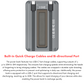Verbatim 10000mAh power bank with built-in dual USB-C fast charge cables and bi-directional charging port, shown in grey with protective nylon braiding