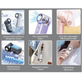 Feature collage of WiWU Ice Core Mini Fan FS018 showing aviation-grade cold pump refrigeration, pulse hypervelocity engine, 137g lightweight design, 3000mAh long endurance battery, integrated carabiner and 5-speed wind adjustment