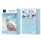 Retail packaging of white WiWU Ice Core Mini Fan FS018 showing front box design with handheld mini fan image and back of box listing key features and specifications