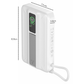 Side view of WiWU Mag Pro Qi2 MagSafe power bank showing compact size with digital display and dimensions 10.9 cm by 7.6 cm by 2.8 cm