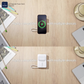 WiWU Qi2 MagSafe power bank on desk charging a smartphone demonstrating high compatibility with multiple devices