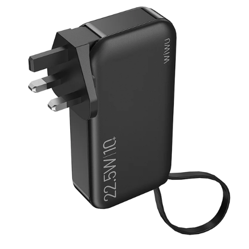 WiWU JC-23 quick charge wall charger 3-in-1 with 10000MAh power bank