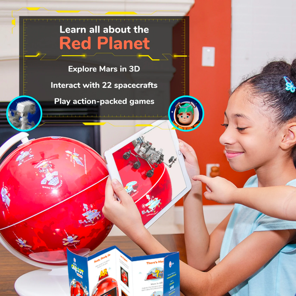 PlayShifu Orboot Mars (App Based): Augmented Reality Interactive Globe For Kids