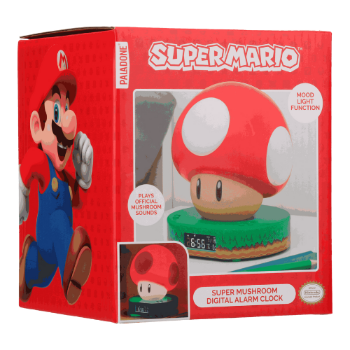 Paladone Super Mario Mushroom Alarm Clock