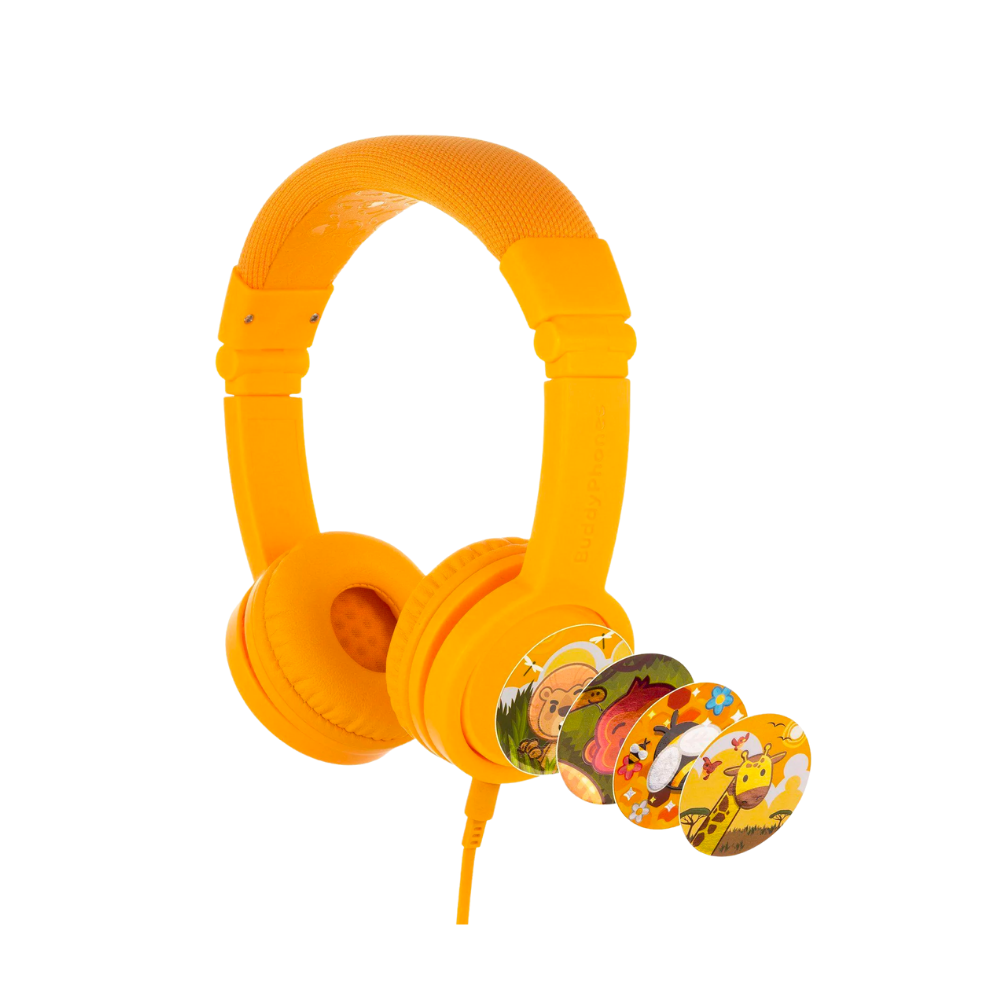 BuddyPhones Explore+ ,Foldable with Mic Wire Kids Headphone