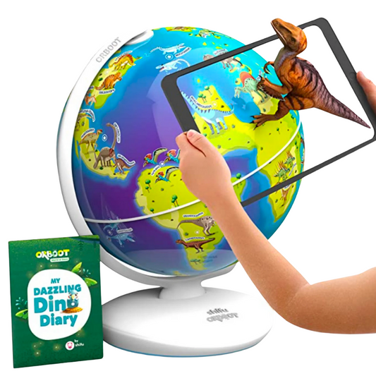 PlayShifu Orboot Dino (App Based): Augmented Reality Interactive Globe For Kids