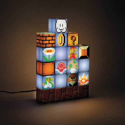 Paladone Super Mario Bros Build-A-Level night Light