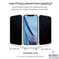 WiWU iPrivacy Screen Protector 2.5D for iPhone 13/14
