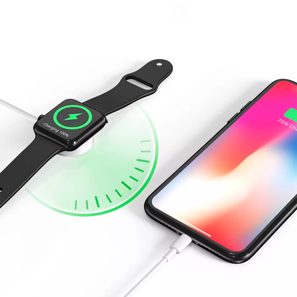 WIWU M10 2 IN 1 WIRELESS CHARGER PD20W