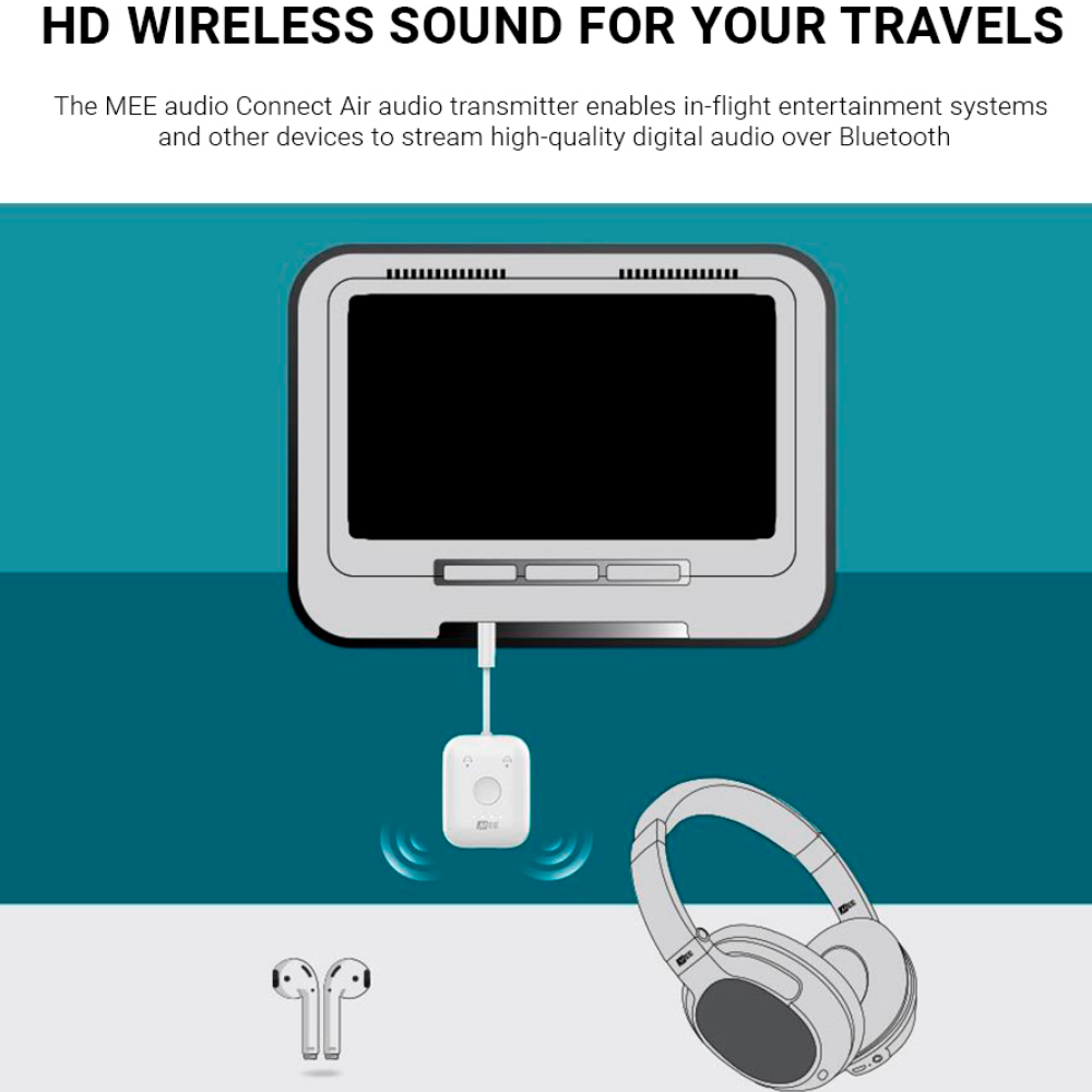 MEE audio Connect Air In-Flight Wireless Audio Adapter