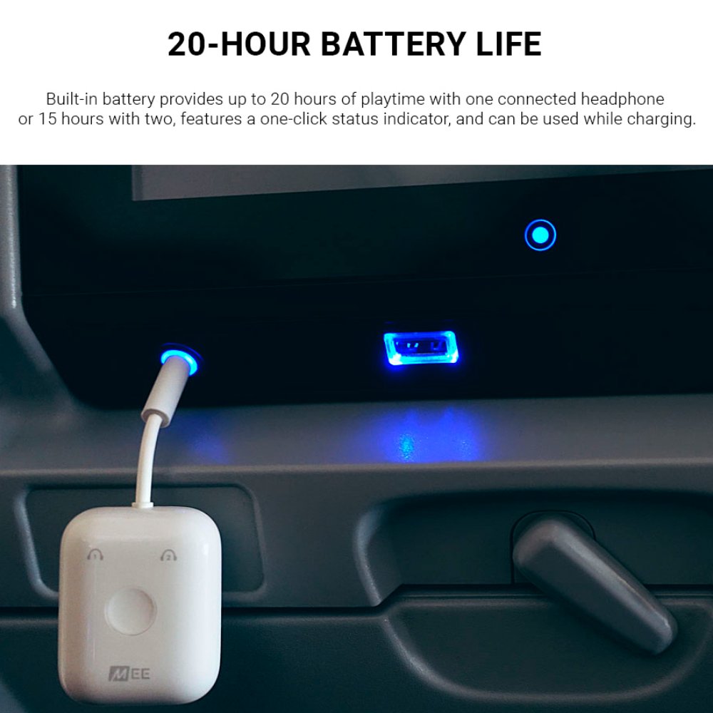 MEE audio Connect Air In-Flight Wireless Audio Adapter