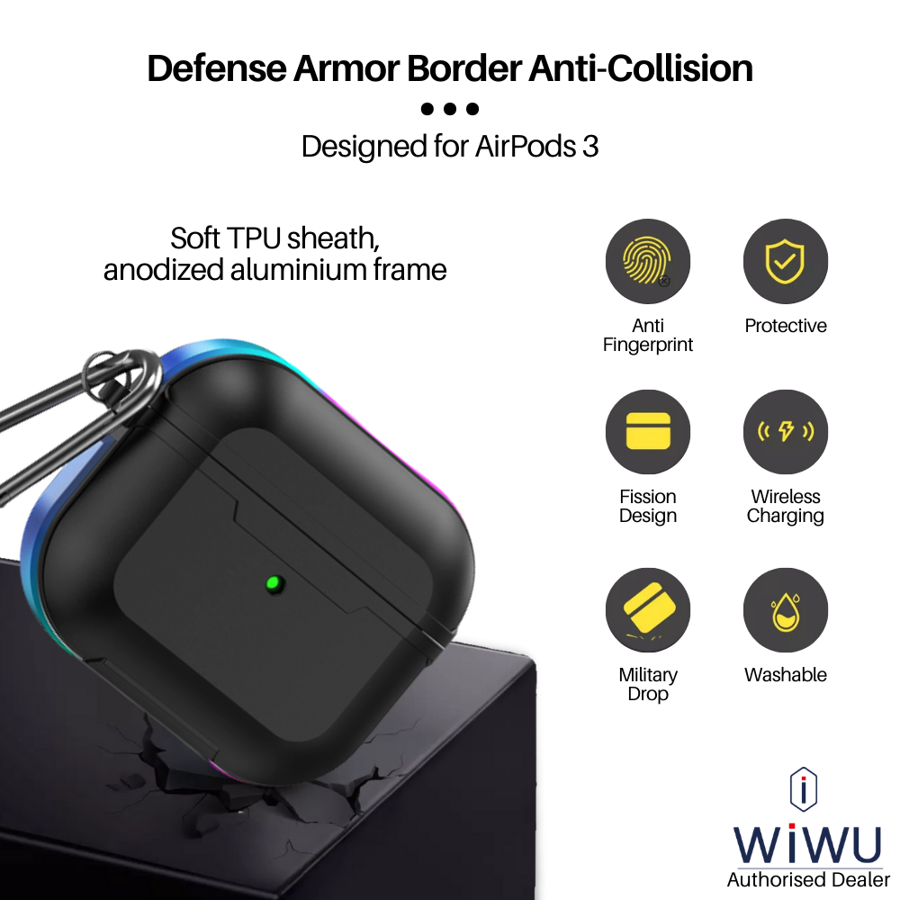 WiWU Defense Armour Protective Case for Airpods 3rd Gen