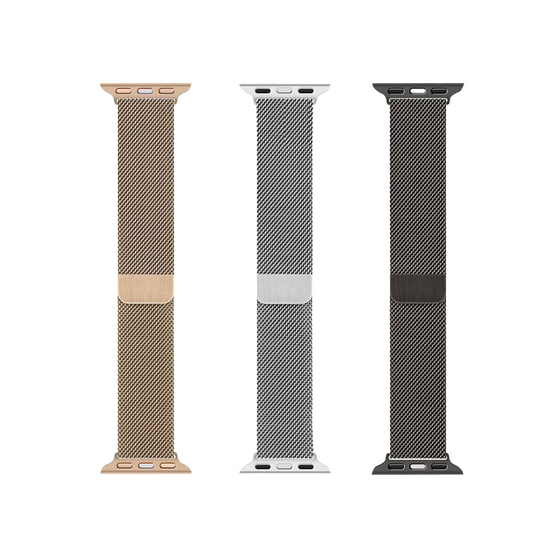 WIWU Minalo Stainless Steel Watch Band – Compatible with 38–41mm & 42–44mm