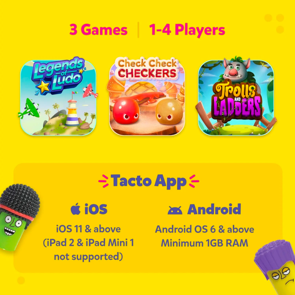 PlayShifu Tacto Classics (App Based) - Interactive Board Games for Family Game Night | Strategy Games