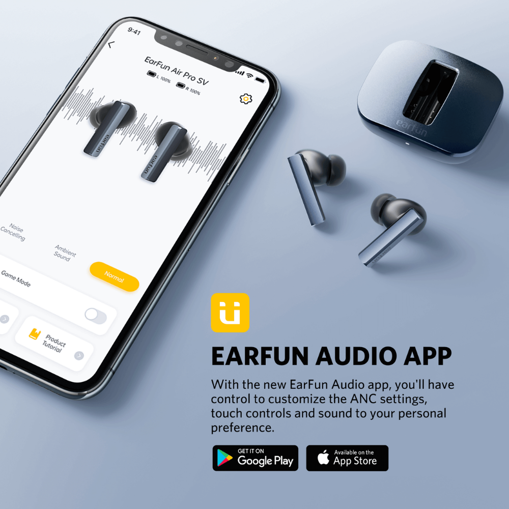 EarFun Air Pro SV Hybrid Active Noise Cancelling True Wireless Earbuds