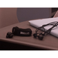 Attenu8 noise reduction earplugs with mesh carry pouch and lanyard shown on desk, ideal for portability and everyday use, available at Ideale Lifestyle e-commerce store