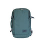CabinZero ADV Pro 32L backpack in Mossy Forest green, water-resistant travel bag with compression straps and laptop sleeve for adventure