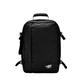 CabinZero Classic 36L Travel Cabin Bag in Absolute Black color, lightweight carry-on backpack for travel