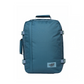 CabinZero Classic 36L Travel Cabin Bag in Aruba Blue color, lightweight carry-on backpack for travel