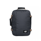 CabinZero Classic 36L Travel Cabin Bag in Black Sand color, lightweight carry-on backpack for travel