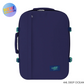 CabinZero Classic 44L travel cabin bag in Deep Ocean color, ideale lifestyle product image for sleek and modern travel collection