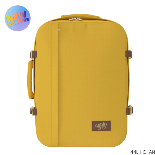 CabinZero Classic 44L travel cabin bag in Hoi An color, ideale lifestyle product image for stylish new travel color collection