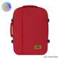CabinZero Classic 44L travel cabin bag in London Red color, ideale lifestyle product image for bold travel style