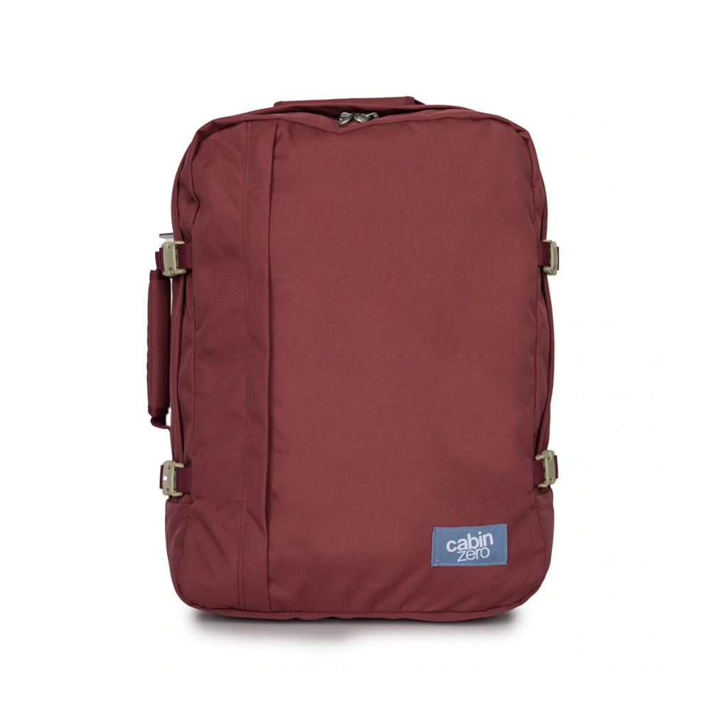 CabinZero Classic 44L travel cabin bag in Napa Wine color for ideale lifestyle product listing