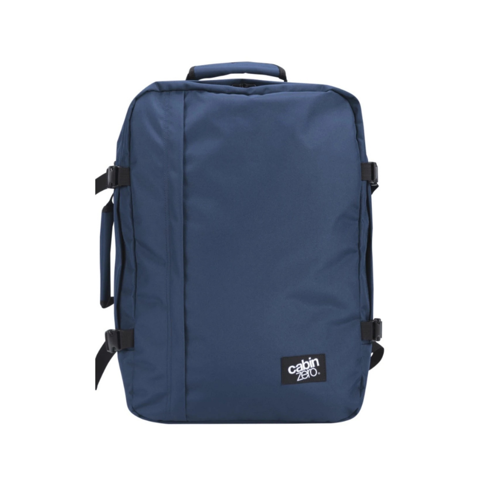 CabinZero Classic 44L travel cabin bag in Navy color, ideale lifestyle product image for versatile travel