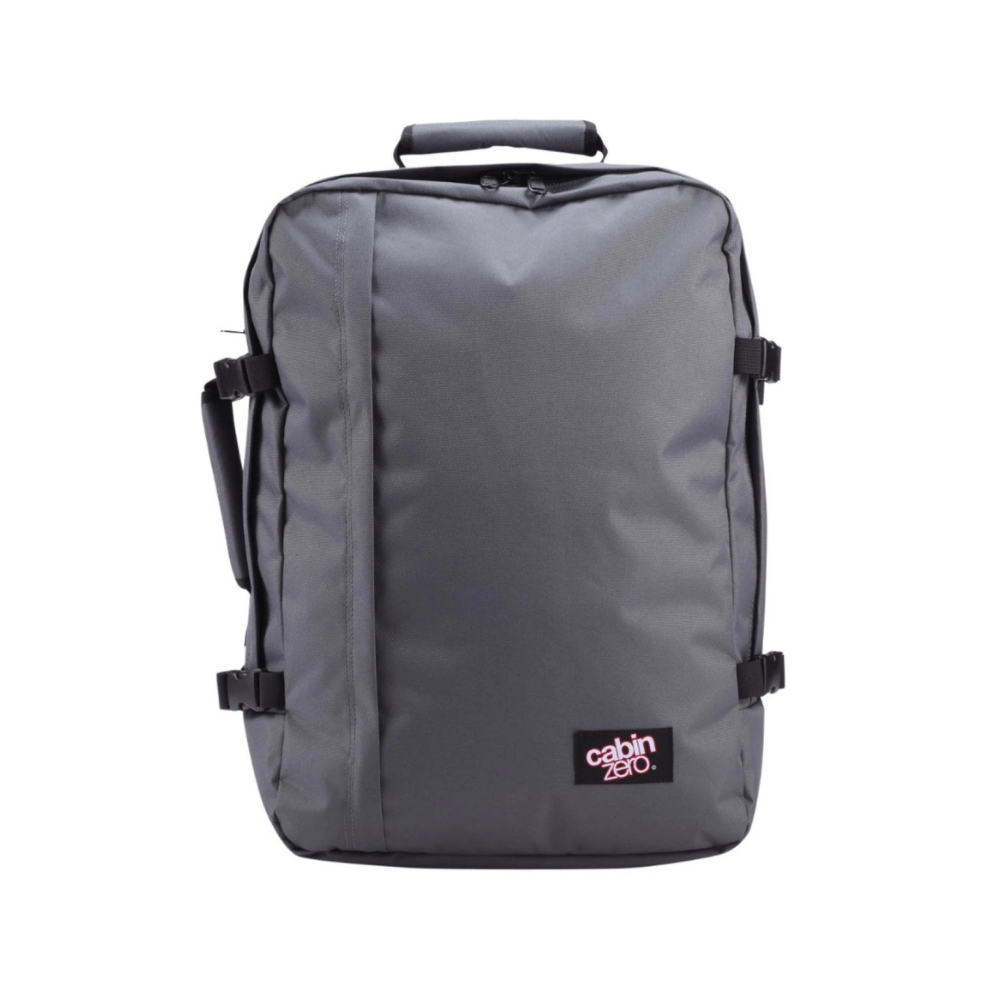 CabinZero Classic 44L travel cabin bag in Original Grey color, ideale lifestyle product image