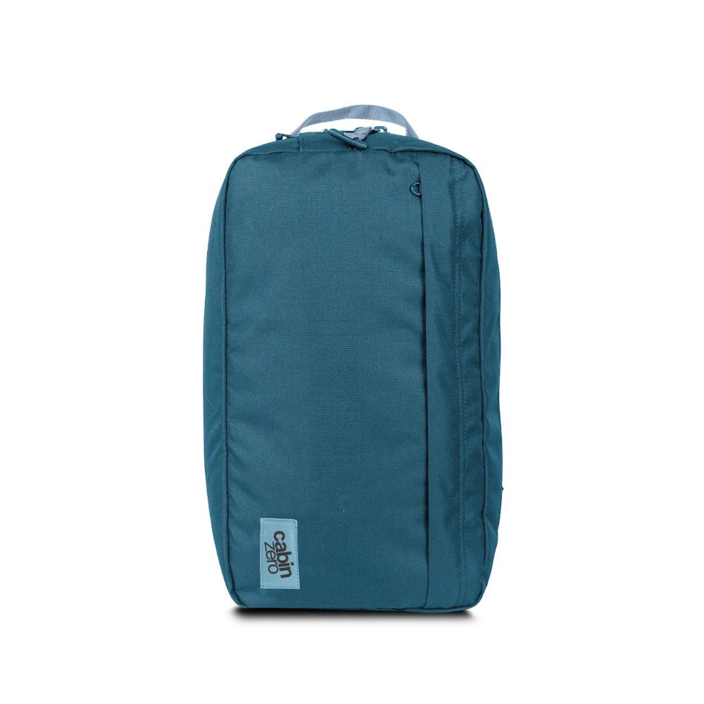 CabinZero Classic Cross Body 11L Companion Bag in Aruba Blue – RFID blocking, water-resistant, travel and daily sling bag