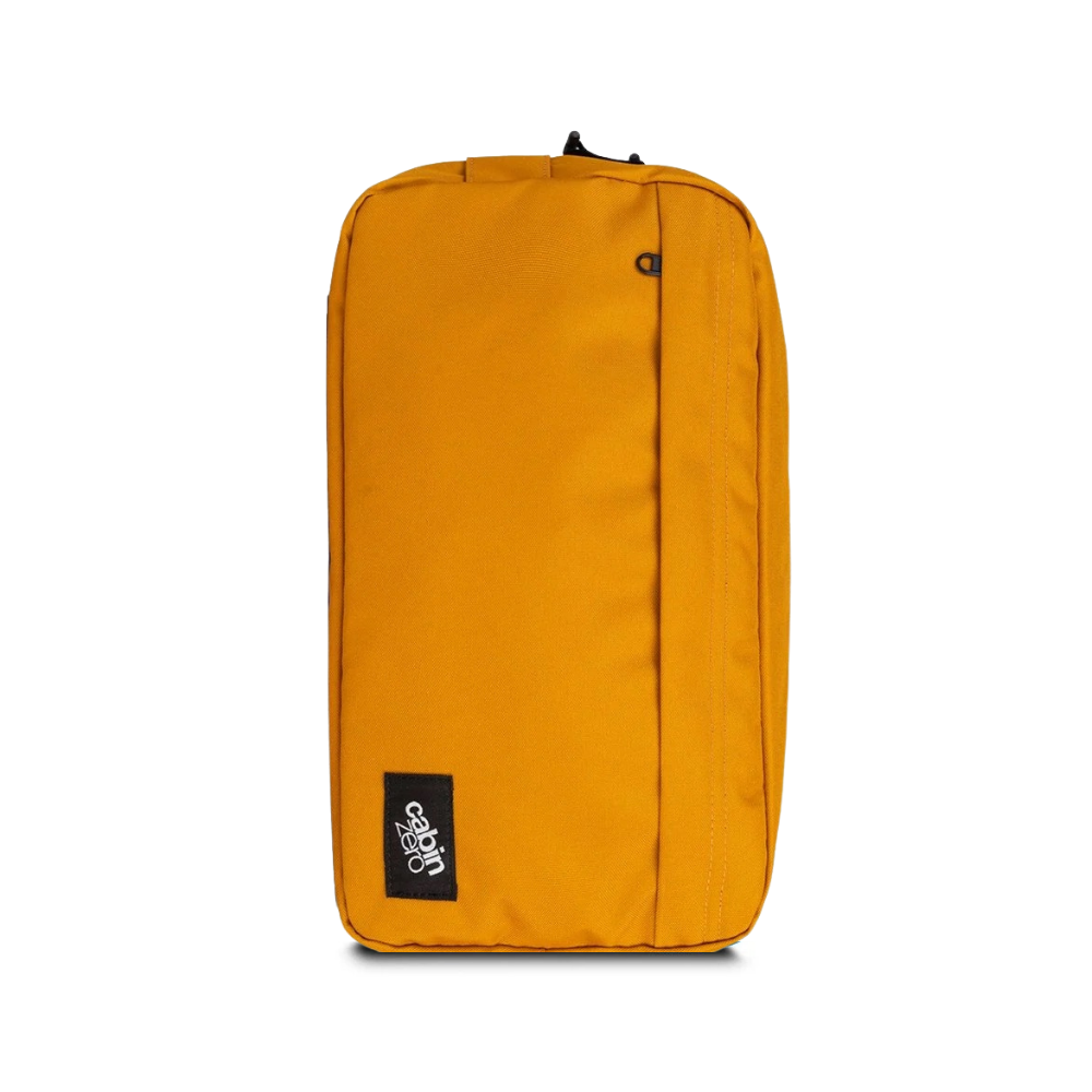 CabinZero Classic Cross Body 11L Companion Bag in Orange Chill – RFID blocking, water-resistant, versatile crossbody travel bag