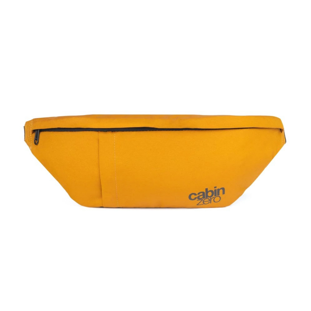 CabinZero Classic Hip Pack 2L in orange chill, vibrant travel waist bag for adventures and daily essentials