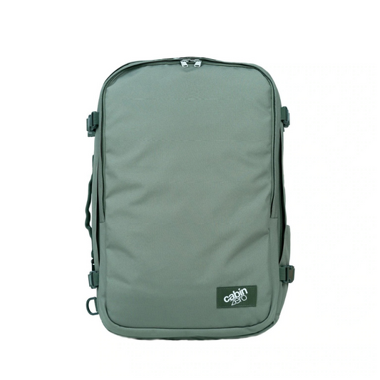 CabinZero Classic Pro 42L Travel Cabin Bag in Georgian Khaki, ideal for carry-on and travel use