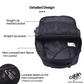 CabinZero Military 36L backpack interior: straight zip mesh pocket, straight zip pocket, non-padded main compartment sleeve, lockable sliders for main compartment (padlock not included) for organized, secure packing