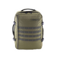 CabinZero Military 36L backpack in Green color, tactical water-resistant travel rucksack with MOLLE webbing, lightweight, spacious carry-on cabin bag for outdoor and adventure travel