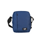 CabinZero Sidekick 3L Sling Bag in navy blue, compact crossbody bag with black adjustable strap, ideal for daily use and travel
